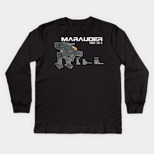 Marauder MAD-3R v1 (dark) Kids Long Sleeve T-Shirt